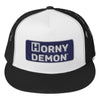 Horny Demon Blue Patch Trucker Cap