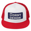Horny Demon Blue Patch Trucker Cap