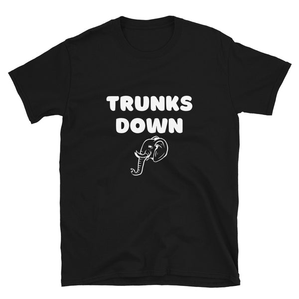 Horny Demon Trunks Down Unisex T-Shirt