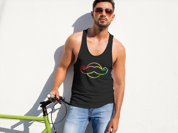 Mustache Pride Horny Demon Classic (Unisex) tank top - HMC Brands