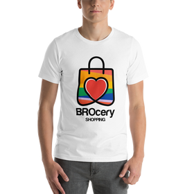 BROcery Shopping Bag Horny Demon Short-Sleeve Unisex T-Shirt