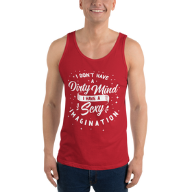 Dirty Mind Horny Demon Unisex Tank Top