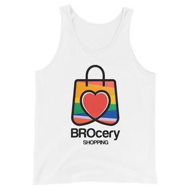BROcery Shopping Bag Horny Demon Unisex Tank Top