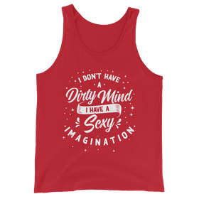 Dirty Mind Horny Demon Unisex Tank Top