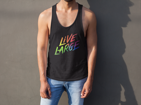 Live Large Pride Horny Demon (Unisex)  Tank Top